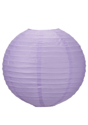 素色紙燈籠(淡紫)