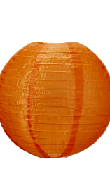 尼龍燈籠(素色橘)
