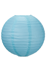 素色紙燈籠(水藍)